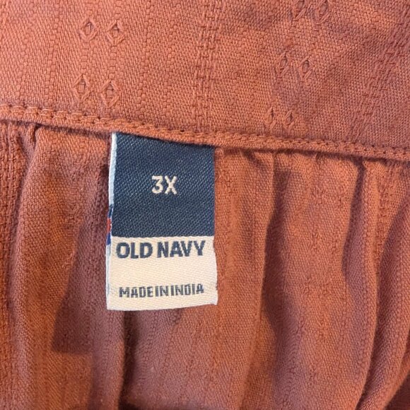 Old Navy Puff Sleeve Mini Swing Dress Pink Square Neck Plus Size 3X NEW NWT - Picture 8 of 9